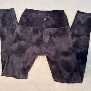 Lululemon Wunder Train Leggings 25” Diamond Dye size 4